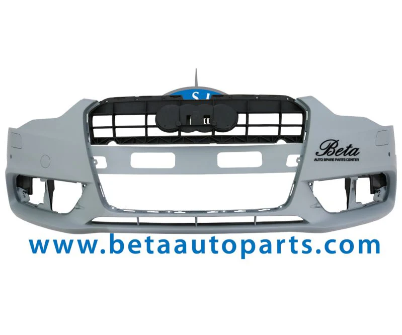 Audi A5 (2012-2016), Front Bumper with PDC with Washer, China, 8T0807065B