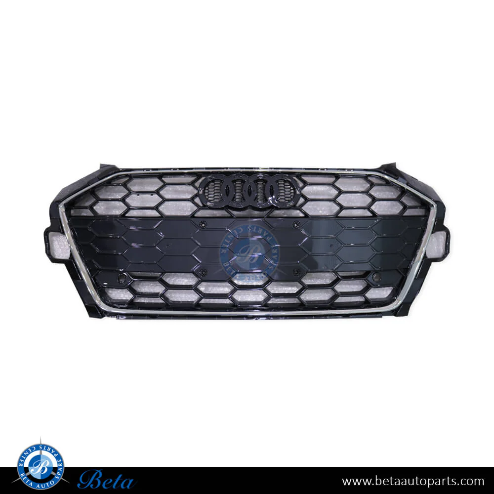 Audi A4 S-Line (2020-2024), Radiator Grille with PDC, China, 8W0853651EB