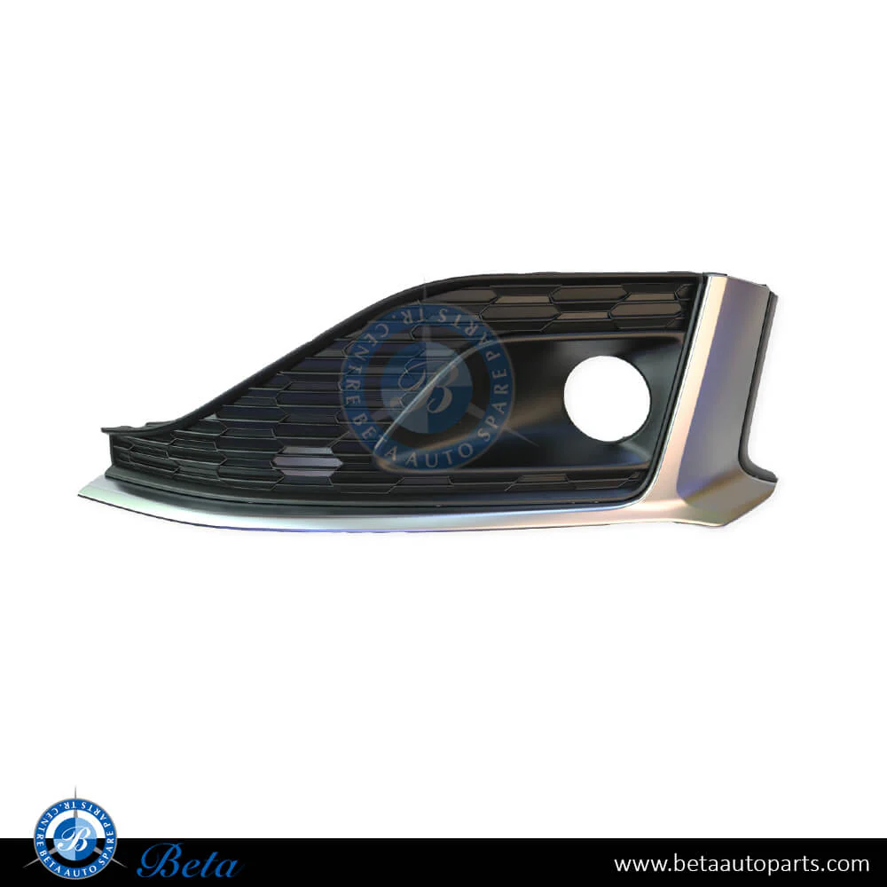 Audi A5 (2020-2024), Front Bumper Lower Grille (Left), China, 8W6807681S