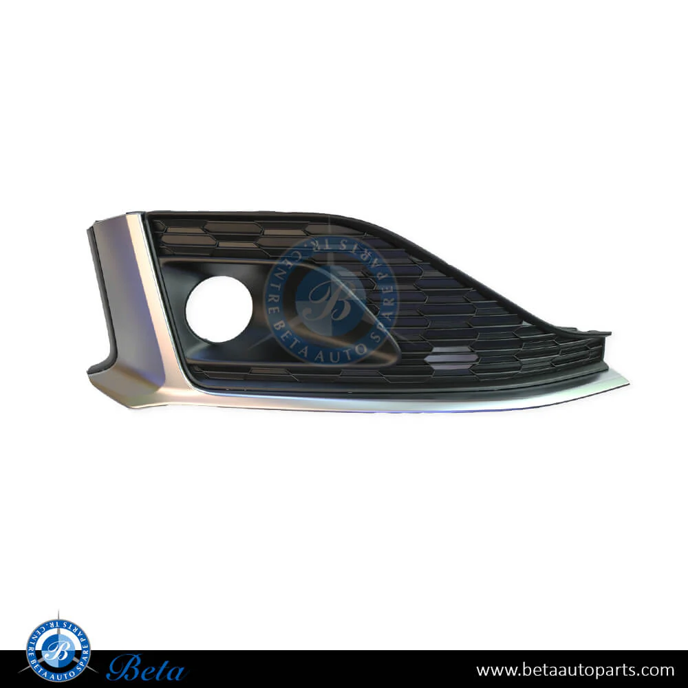 Audi A5 (2020-2024), Front Bumper Lower Grille (Right), China, 8W6807682S