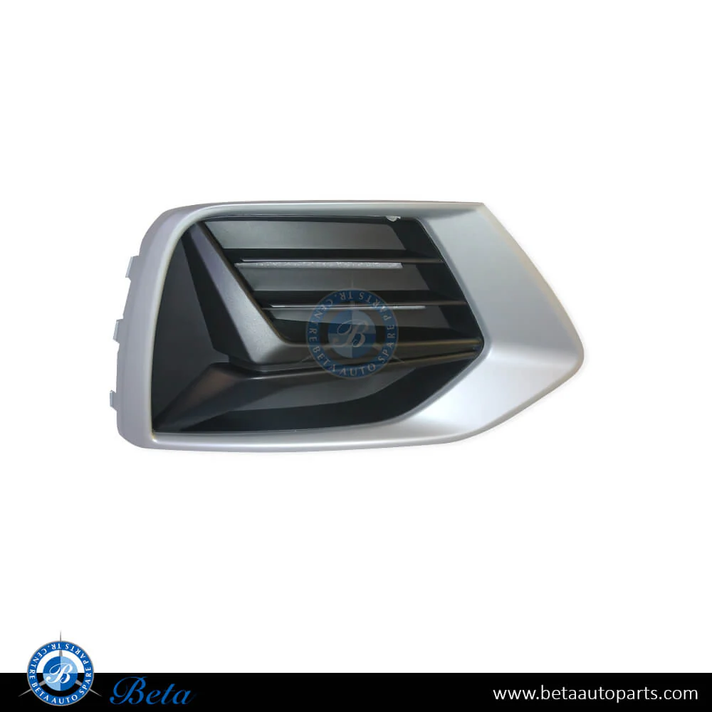 Audi Q3 (2019-2025), Front Bumper Lower Grille with Chrome (Right), China, 83A807672