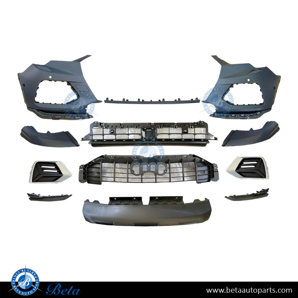 Audi Q3 (2019-2025), Front Bumper with Park Assist and Washer