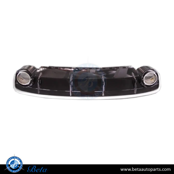 Audi Q7 (2016-2019), Rear Diffuser RSQ7 Look with Exhaust Tips, China, 4M0807434