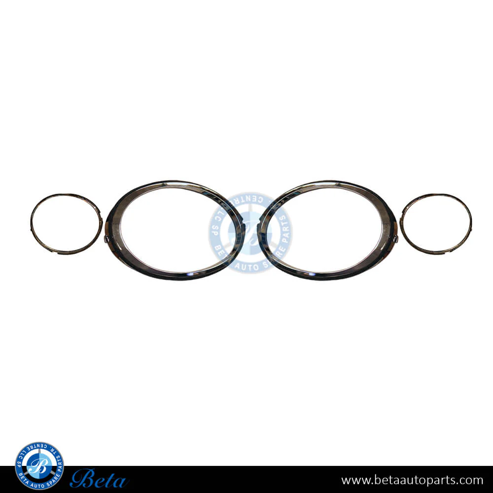 Bentley Continental GT (2018-2024), Headlamp Mouldings (Chrome), China, 3SD807823 / 3SD807824 / 3SD807833 / 3SD807834