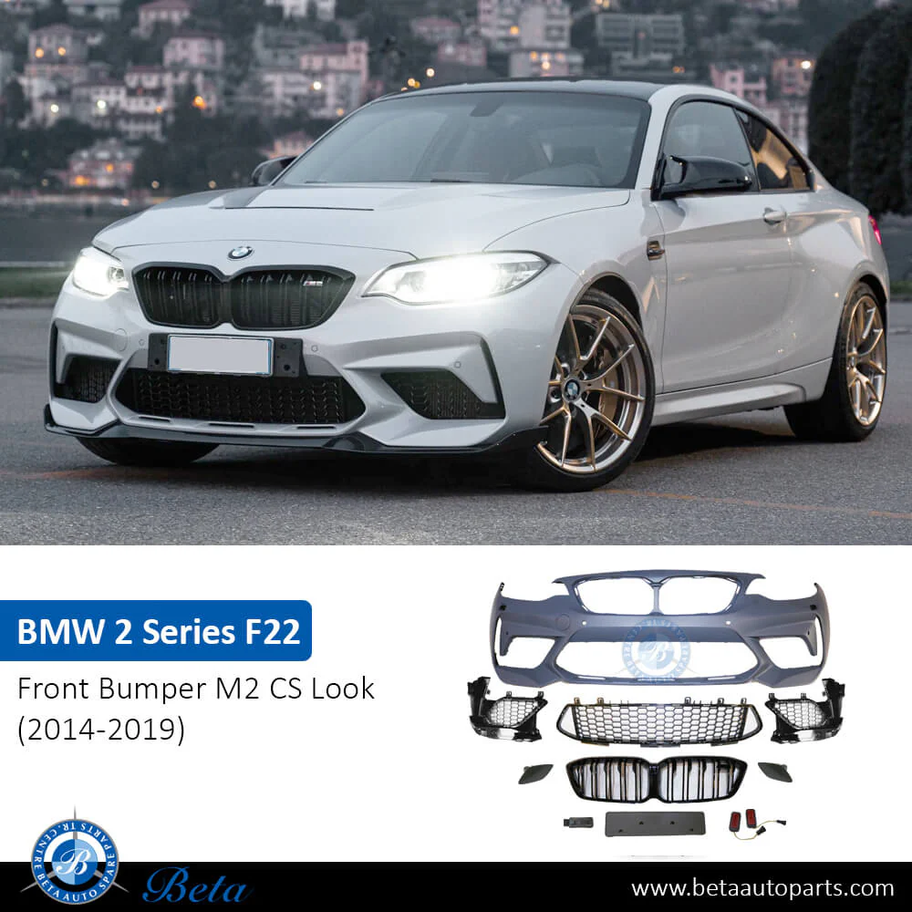 BMW 2 Series F22 (2014-2019), Front Bumper M2 CS Look, China - Image 2