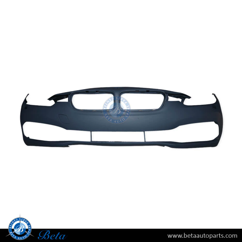 BMW 3 Series F30 LCI (2016-2018), Front Bumper without PDC with Washer (Luxury Line), Taiwan, 51117445115