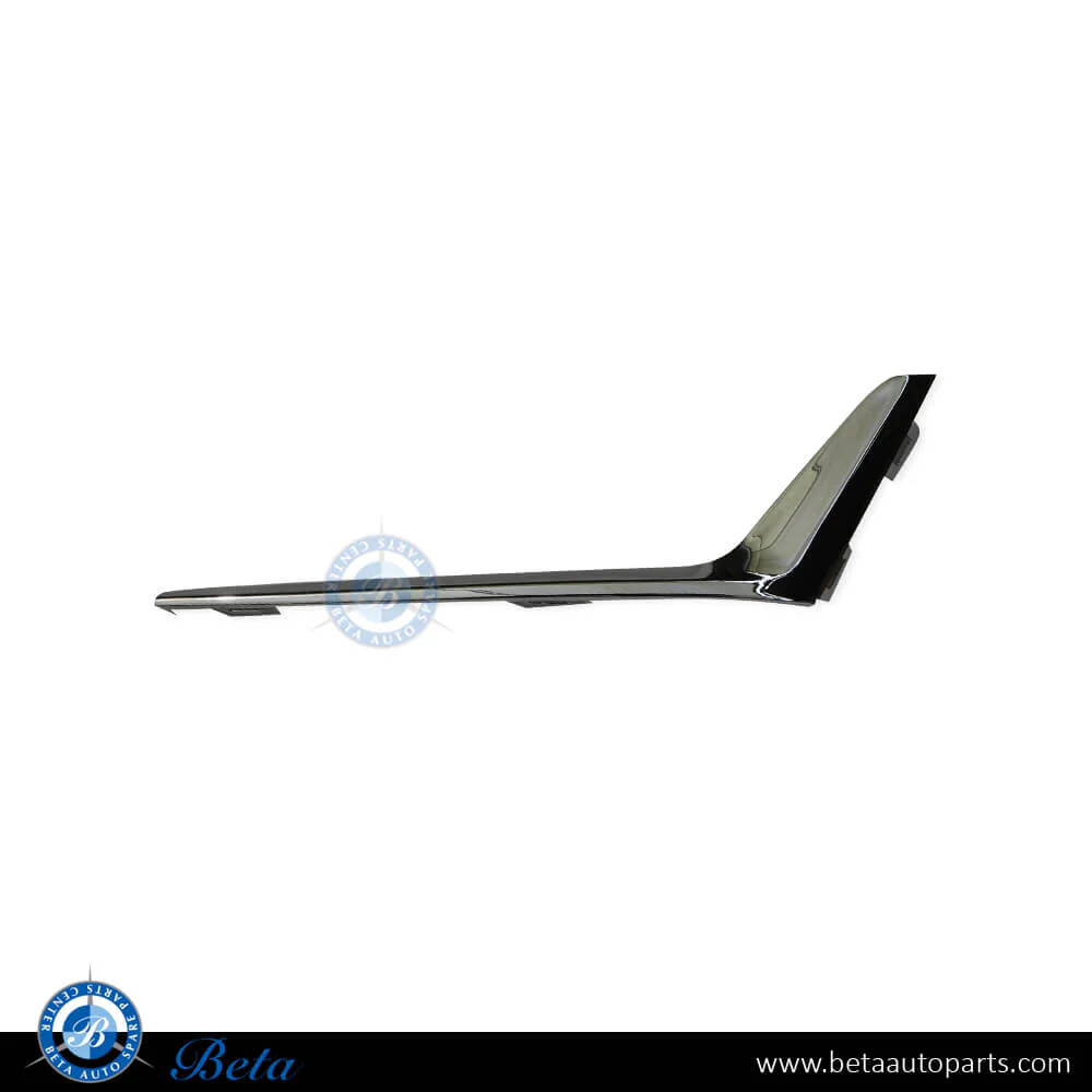BMW 3 Series G20 (2019-2022), Front Bumper Lower Grille Upper Moulding Luxury - Chrome (Left), China, 51117471521