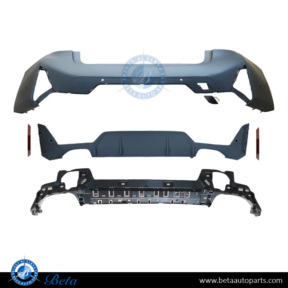BMW 3 Series G20 LCI (2023-Up), Rear Bumper M340 with PDC with Park Assist, China