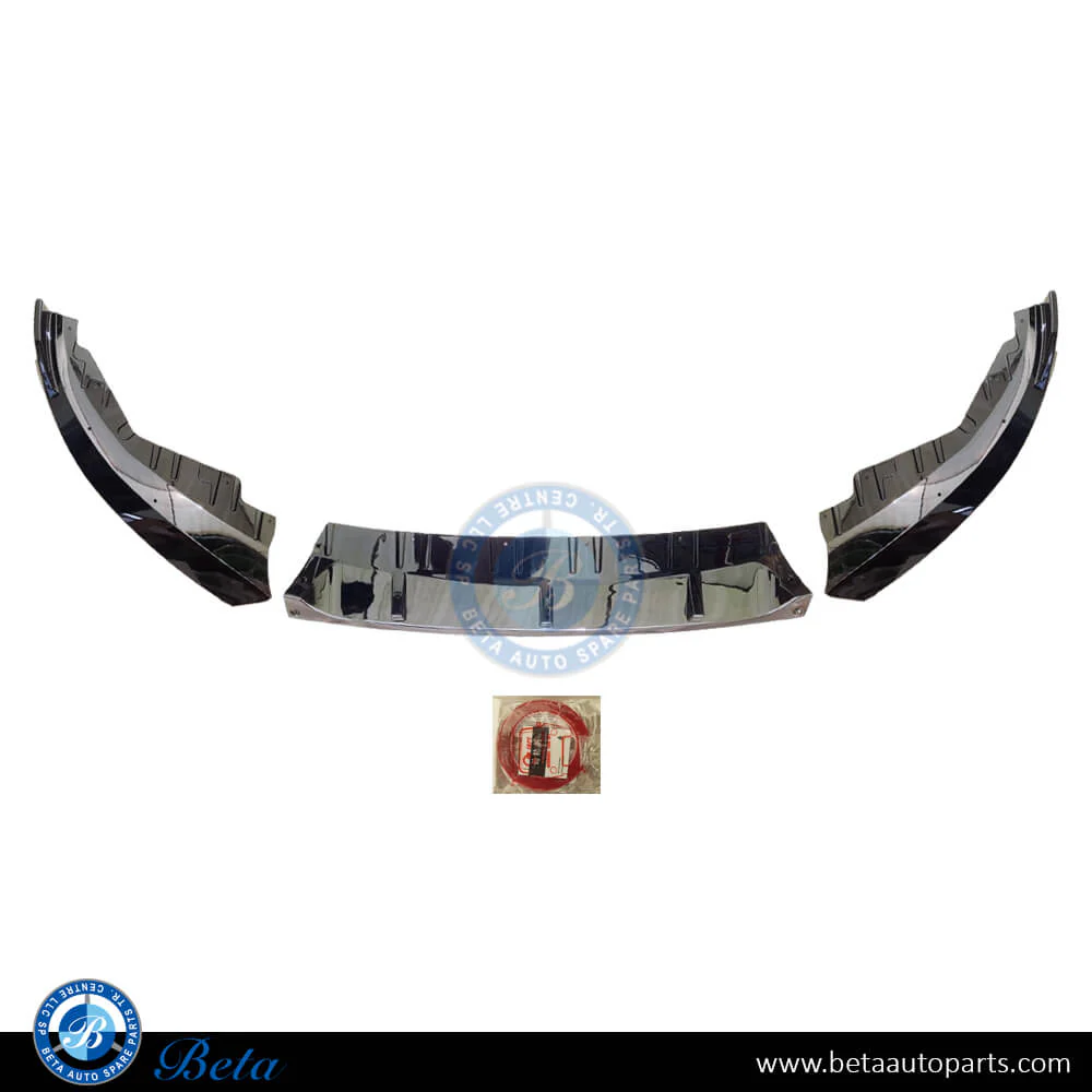 BMW 4 Series G26 (2021-Up), Front Bumper Lower Spoiler M-Performance Look (Gloss Black), China, 51195A36851