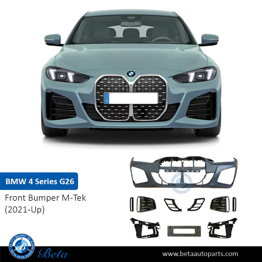 BMW 4 Series G26 (2021-Up), Front Bumper M-Tek, China, 51115A0F320 - Image 2