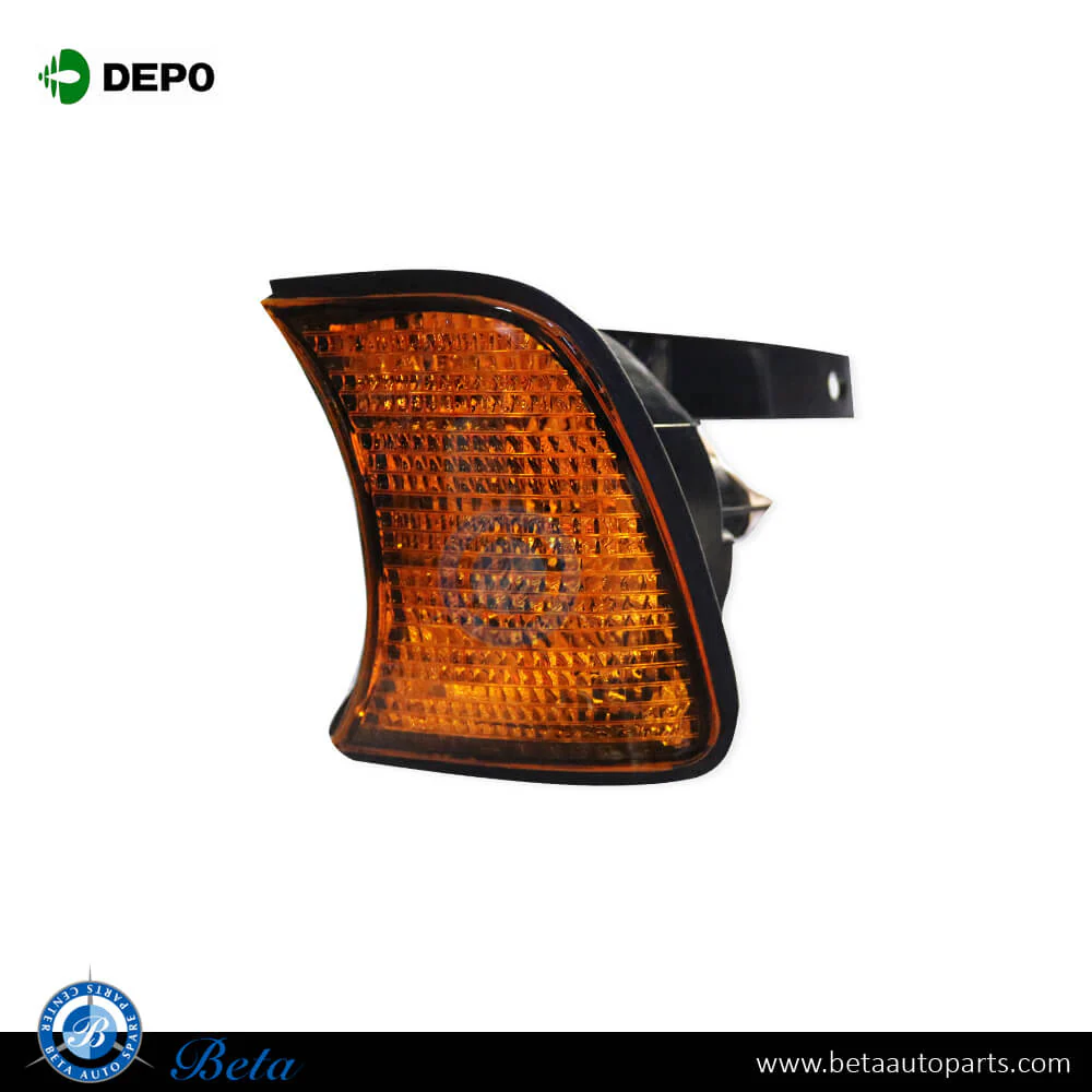 BMW 5 Series E34 (1988-1995), Corner Lamp - Yellow (Left), Depo, 1384033
