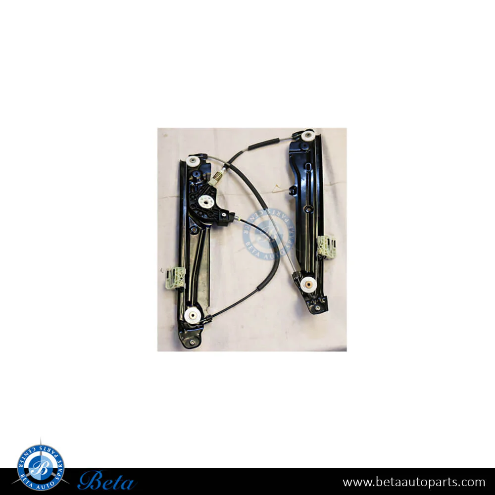 BMW 5 Series F10 (2010-2016), Front Door Regulator without Motor (Left), Taiwan, 51337182131