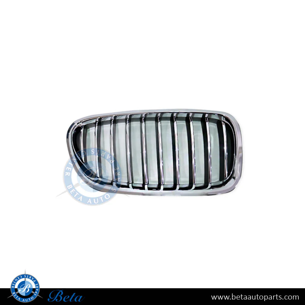 BMW 5 Series F10 LCI (2014-2016), Radiator Grille (Right), China, 51137336478