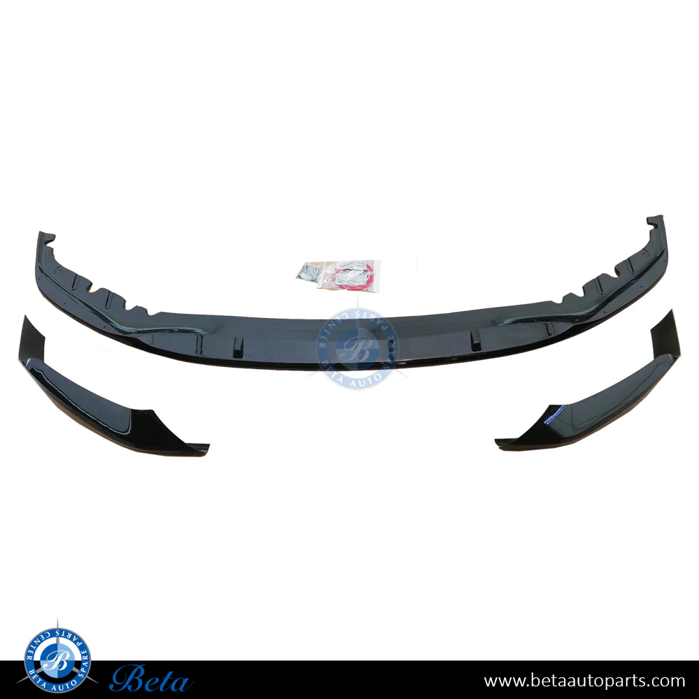 BMW 5 Series G30 (2017-2020), Front Bumper Lower Spoiler M-Performance for M-Tek (Gloss Black), China, 51192414139