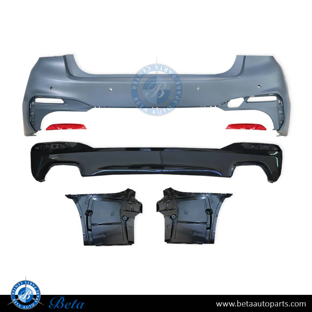 BMW 5 Series G30 (2017-2020), Rear Bumper M-Tek with PDC (For 530), Taiwan