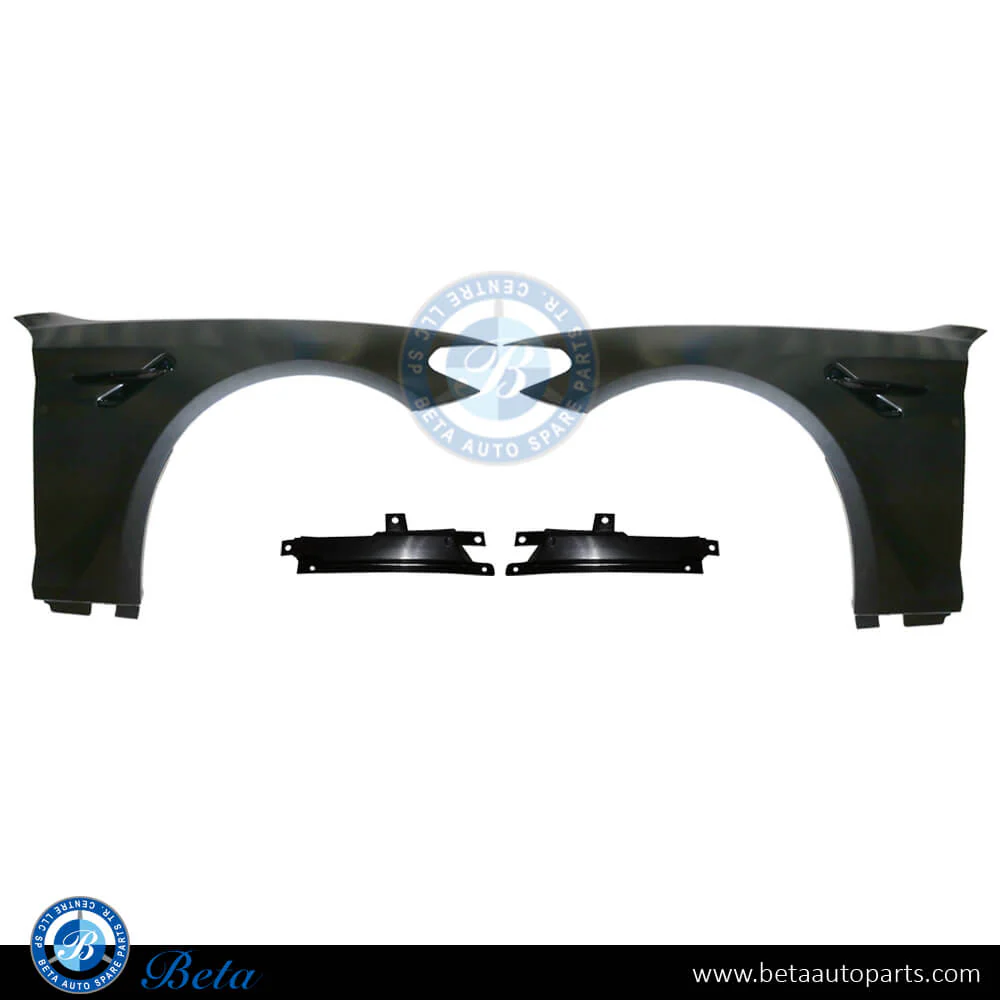 BMW 5 Series G30 (2017-2023), Front Fenders Upgrade to M5 Look (Steel), China, 41007443687 / 41007443688