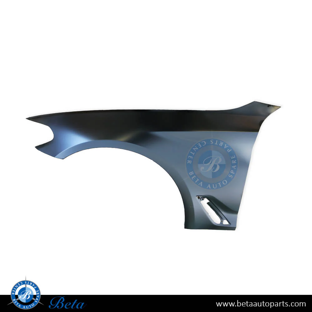 BMW 5 Series G30 (2017-2023), Front Fender - Aluminum (Left), Taiwan, 41007443687