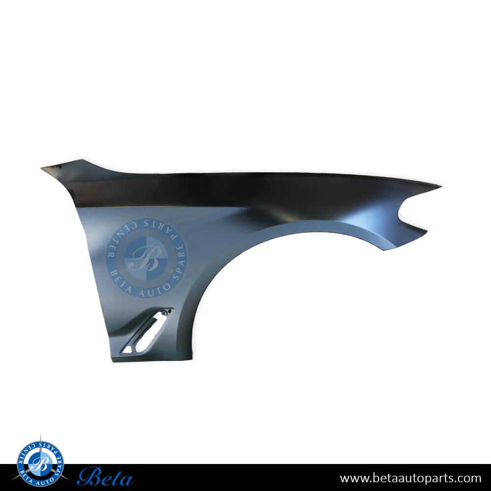 BMW 5 Series G30 (2017-2023), Front Fender - Aluminum (Right), Taiwan, 41007443688