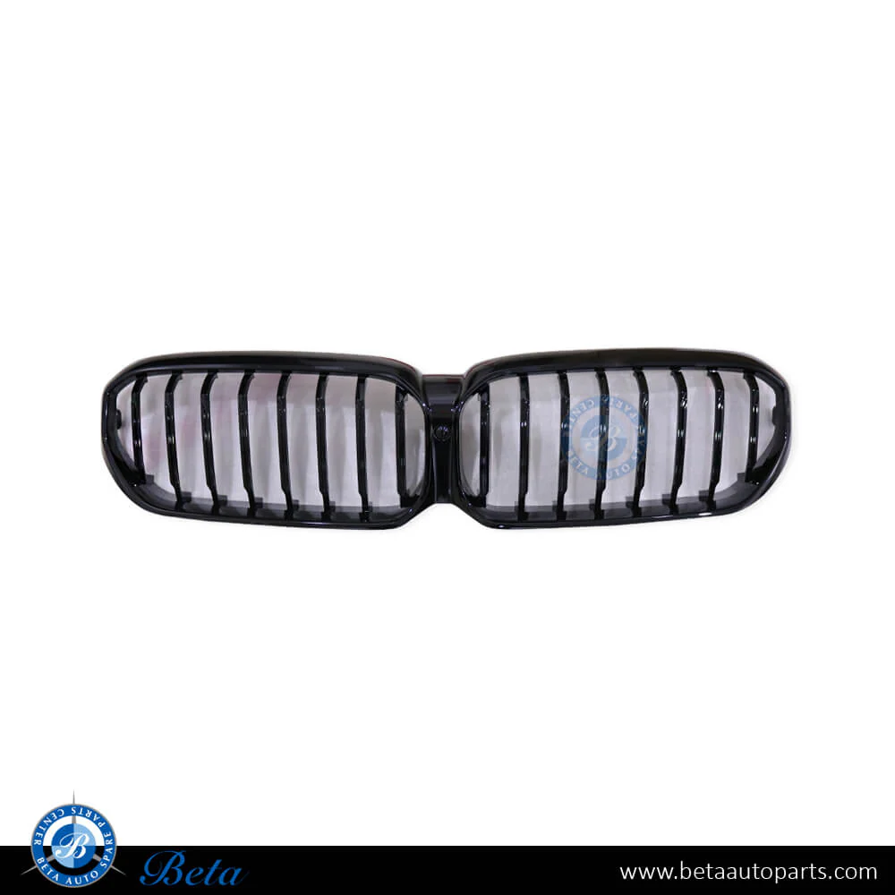 BMW 5 Series G30 LCI (2021-2023), Radiator Grille M-Tek Fit for with and without Camera Hole (Gloss Black), China, 51129852169