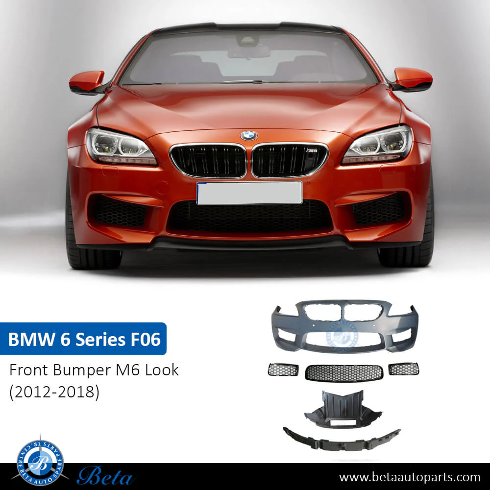 BMW 6 Series F06 (2012-2018), Front Bumper M6 Look with PDC, China, 51118055284 - Image 2