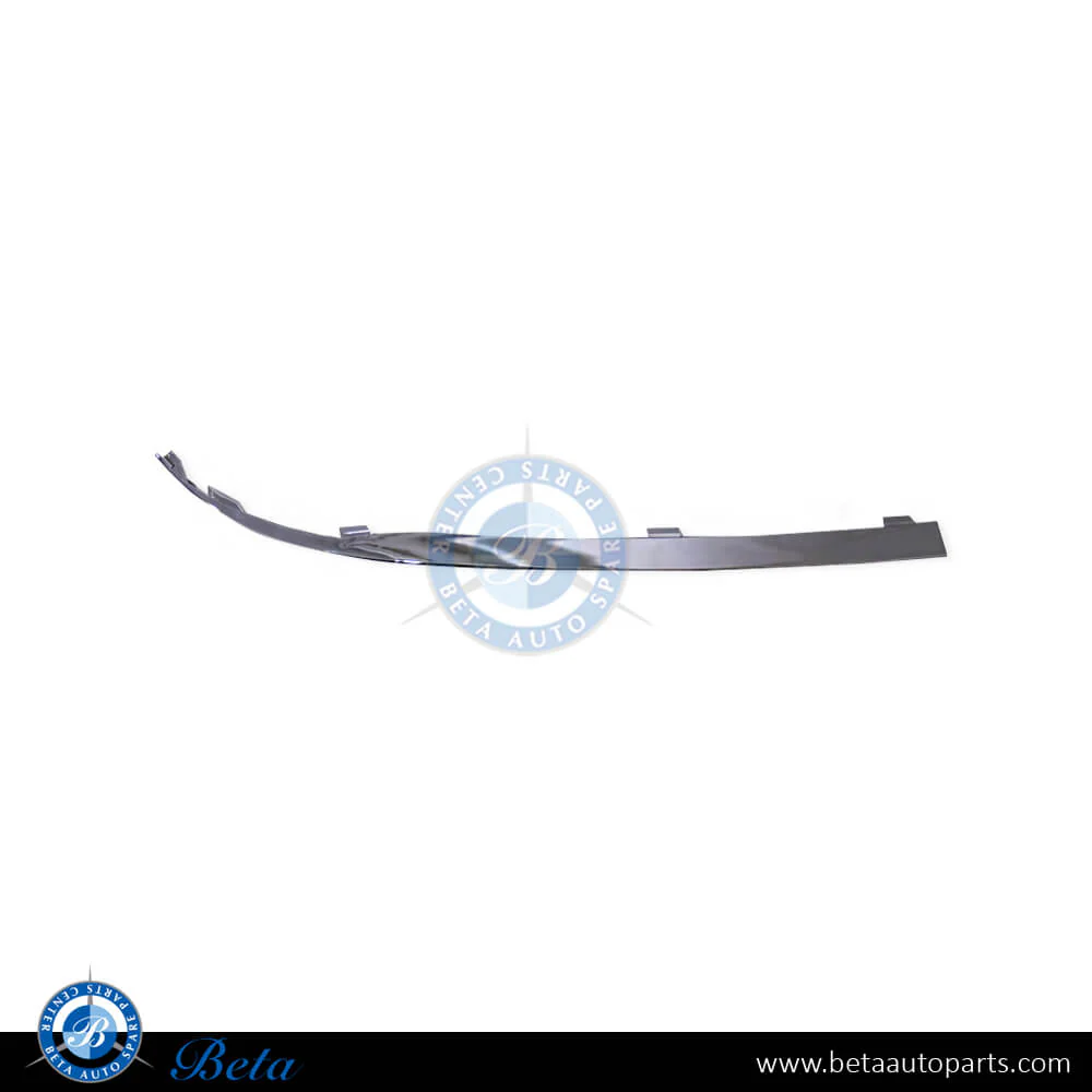 BMW 7 Series F01 / F02 LCI (2013-2015), Front Bumper Moulding - Chrome (Left), China, 51117295271