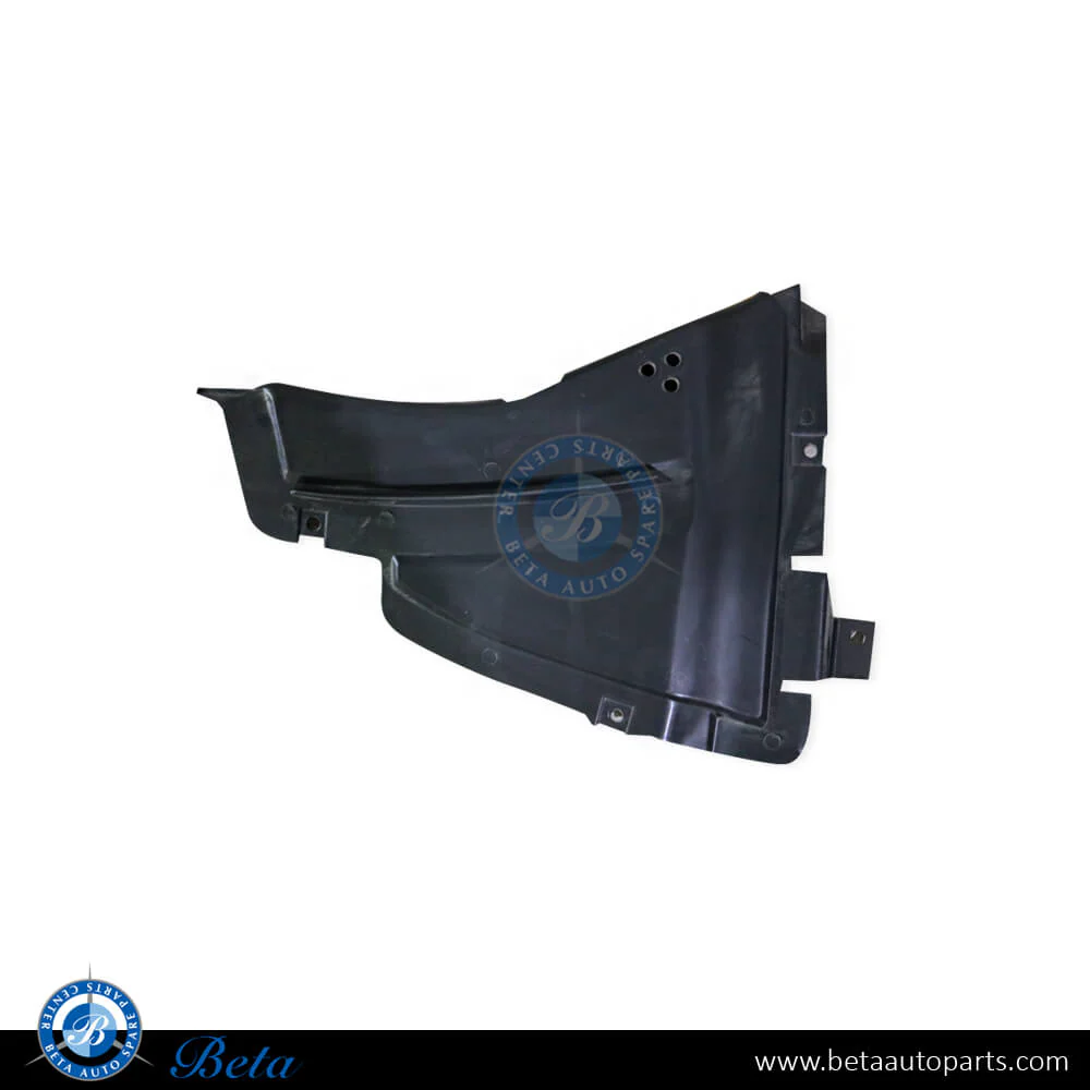 BMW 7 Series F01 / F02 LCI (2013-2015), Front Wheel Fender Liner Triangular Cover (Left), China, 51757302375