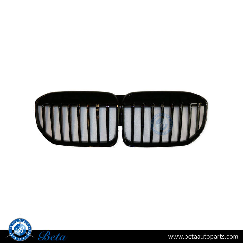 BMW 7 Series G11 / G12 LCI (2020-2022), Radiator Grille M-Tek (Gloss Black), China, 51138096133