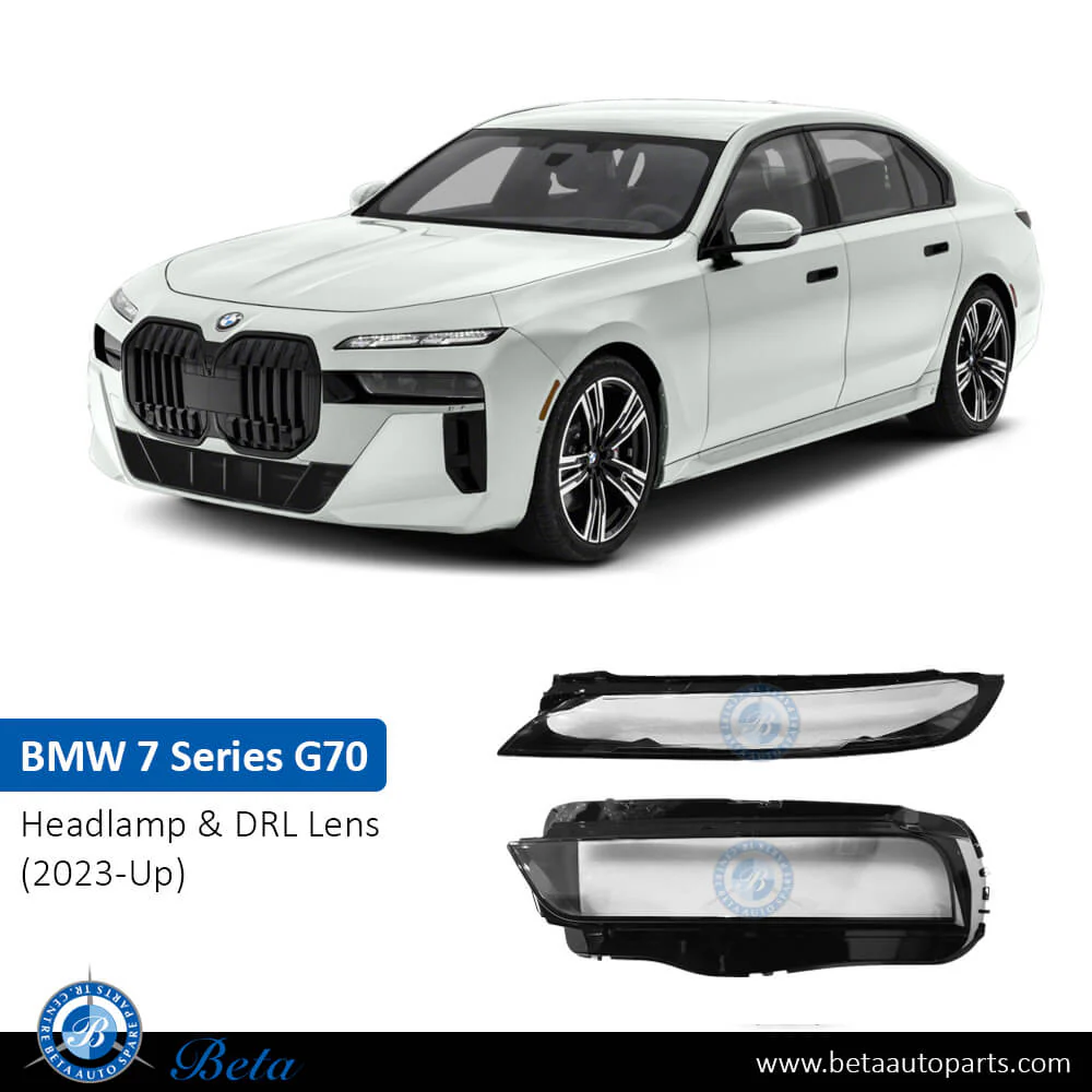 BMW 7 Series G70 (2023-Up), Headlamp Lens for LED (Left), China, 63115A5F5A1 - Image 2