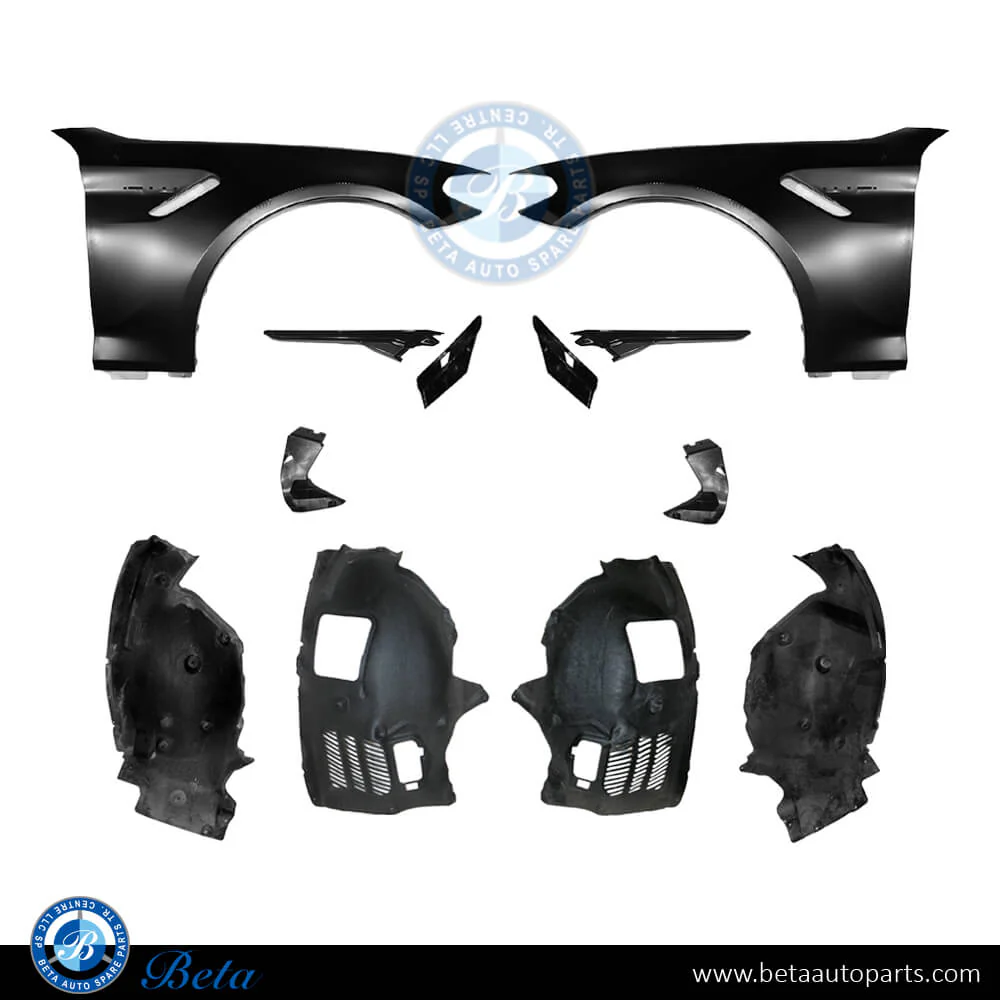 BMW M5 F90 LCI (2021-2023), Front Fenders, China, 41008071597 / 41008071598