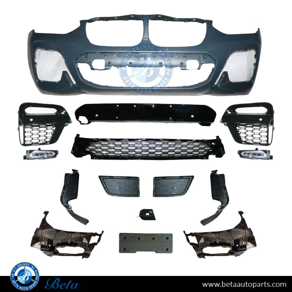 BMW X3 / X4 G01 / G02 (2018-2021), Front Bumper M-Tek with PDC with Park Assist with Camera Hole, China