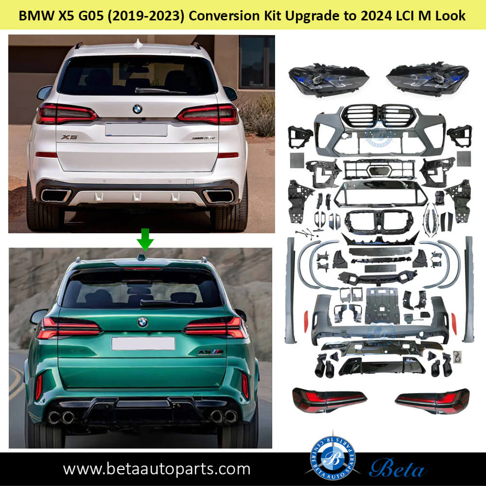 BMW X5 G05 (2019-2023), Body Kit Conversion Upgrade to G05 LCI M Look, China - Image 2