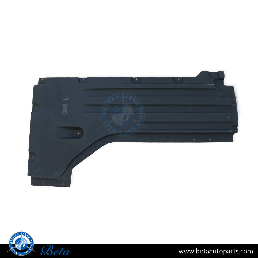 BMW X5 / X6 / X7 G05 / G06 / G07 (2019-2023), Front Coating Under Cover - Flannel (Right), China, 51757424882 / 51759477802