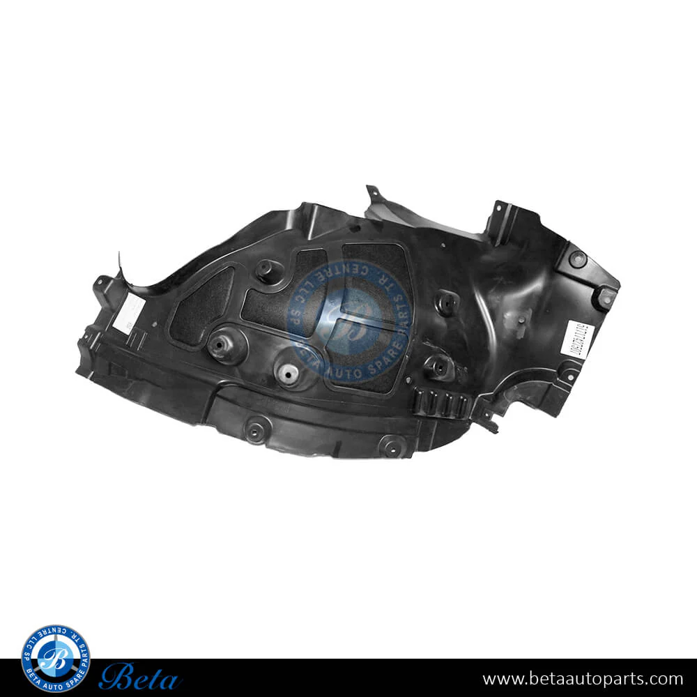 BMW X6 G06 (2020-Up), Front Wheel Fender Liner Rear Half (Left), China, 51717427507