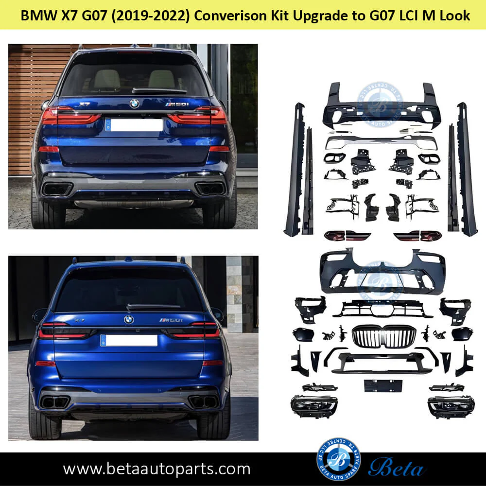 BMW X7 G07 (2019-2022), Body Kit Conversion Upgrade to G07 LCI M Look, China - Image 2