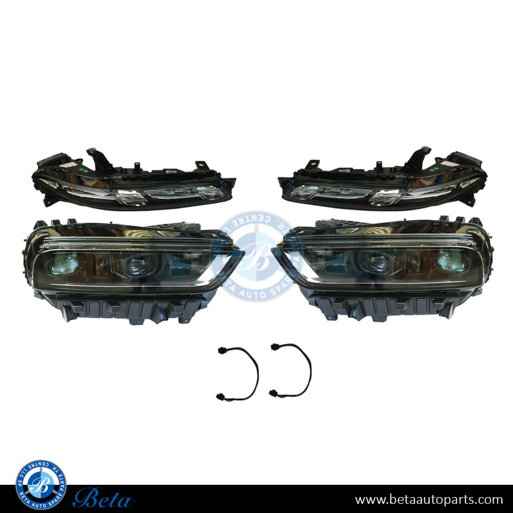 BMW X7 G07 (2019-2023), Headlamp Upgrade From Adaptive LED to 2023 LCI Laser Look, China, 63117933319 / 63117933320
