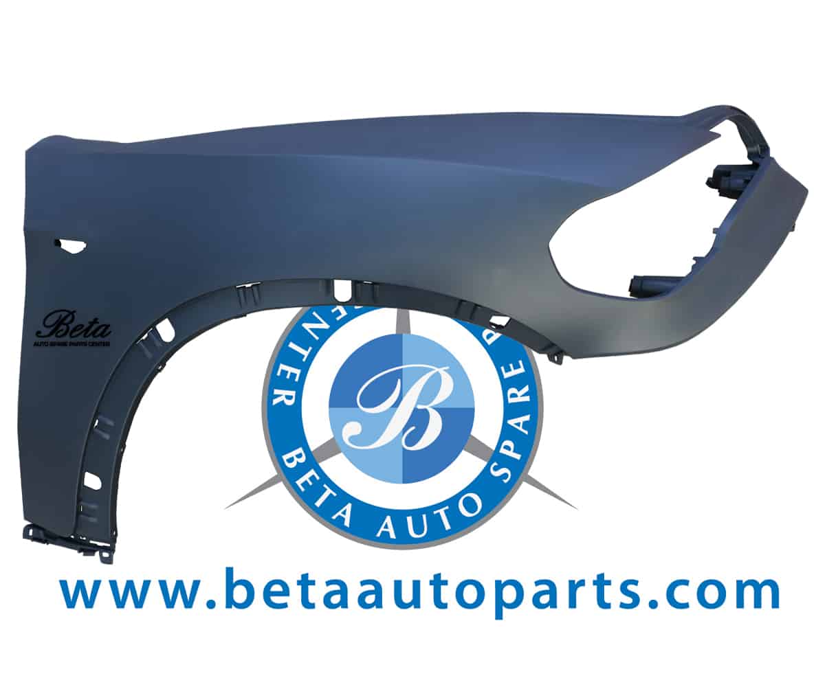 BMW X5 E70 LCI (2007-2010), Front Fender without Washer - Plastic (Right), Taiwan, 51657222992