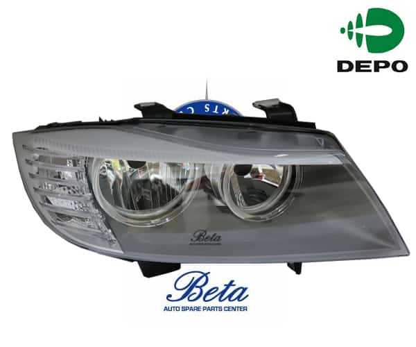 BMW 3 Series E90 LCI (2009-2011), Headlamp Normal (Right), Depo, 7202576
