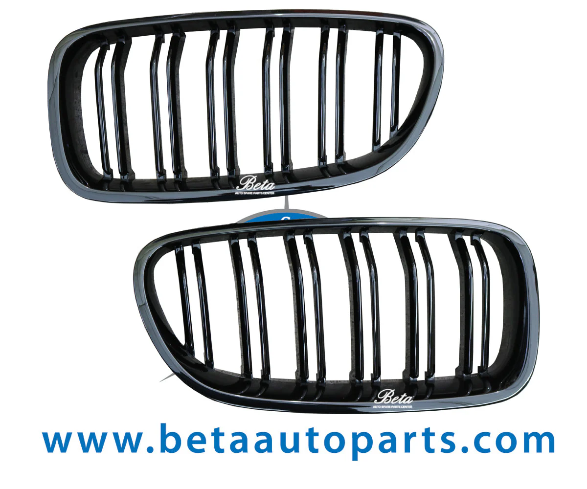 BMW 5 Series F10 (2010-2016), Radiator Grille M5 Look (Gloss Black), China, 51138057223 / 51138057224