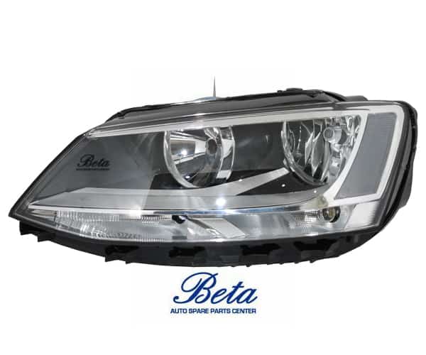 Volkswagen Jetta (2012-2018), Headlamp Normal (Left), Depo, 5C7941005A, 5C7941005H