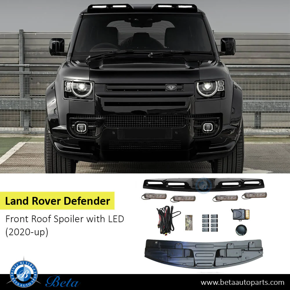 Land Rover Defender (2020-Up), Front Roof Spoiler with LED, China, LR155769 - Image 2