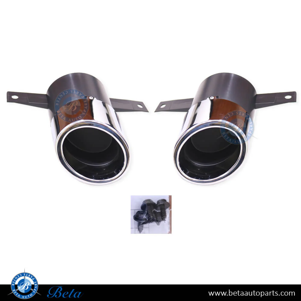 Mercedes A-Class W177 (2019-Up), Exhaust Tips AMG A35 (Silver), Taiwan, 1774907700 / 1774907800