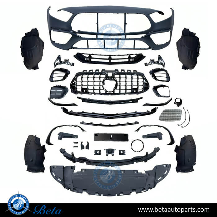 Mercedes A-Class W177 (2019-2022), Front Bumper AMG A45 with Park Assist OE Type, China, 1778855103