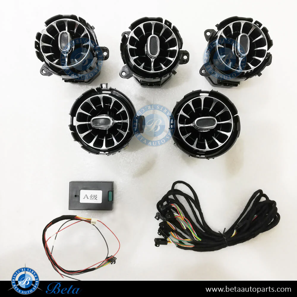 Mercedes A-Class / CLA-Class W177 / C118 (2019-Up), Front Fresh AC Air Grille Set 64 Color, China, 1778309100 / 1778306900 / 1778307500