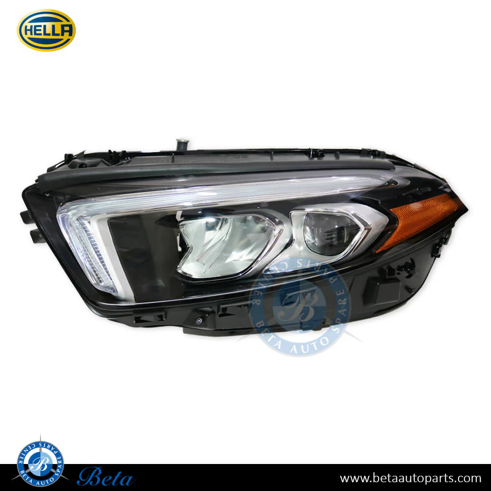 Mercedes A-Class W177 (2019-2022), Headlamp Static LED USA Type (Left), Hella, 1779060501, 1779065103
