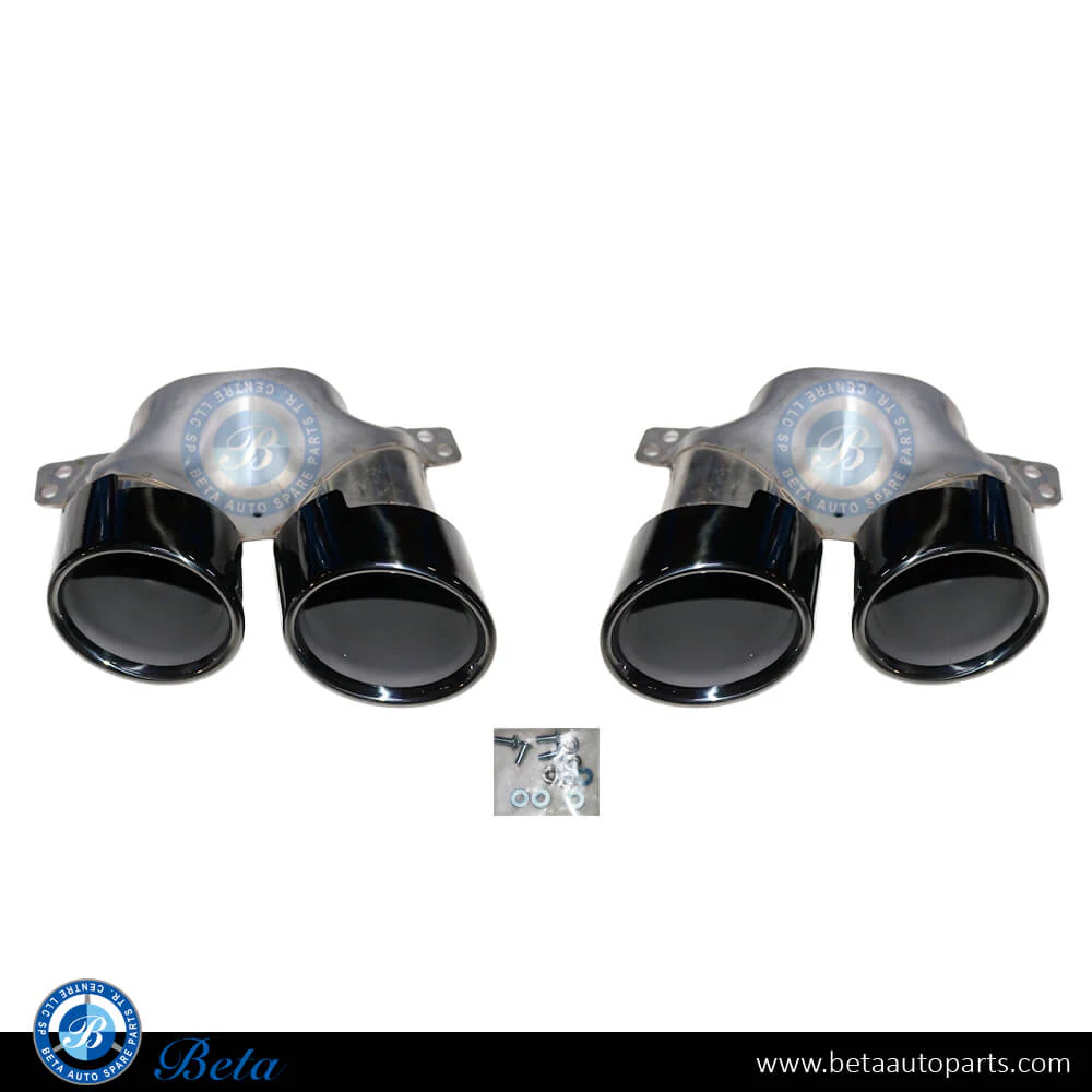 Mercedes C-Class / CLE Class W206 / W236 (2022-Up), Exhaust Tips AMG C43 (Black), China, 2064900702 / 2064900802 / 0004901000 / 0004901100
