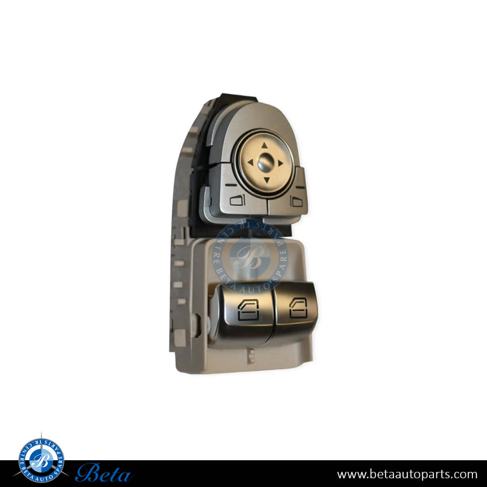 Mercedes C-Class / VITO C205 / W447 (2015-Up), Master Window Switch without Mirror Folding (Beige), China, 2059050302 / 2059057011