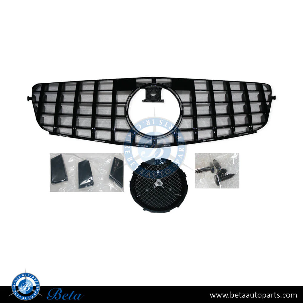 Mercedes C-Class W204 (2008-2014), Radiator Grille GT Look (Black), China
