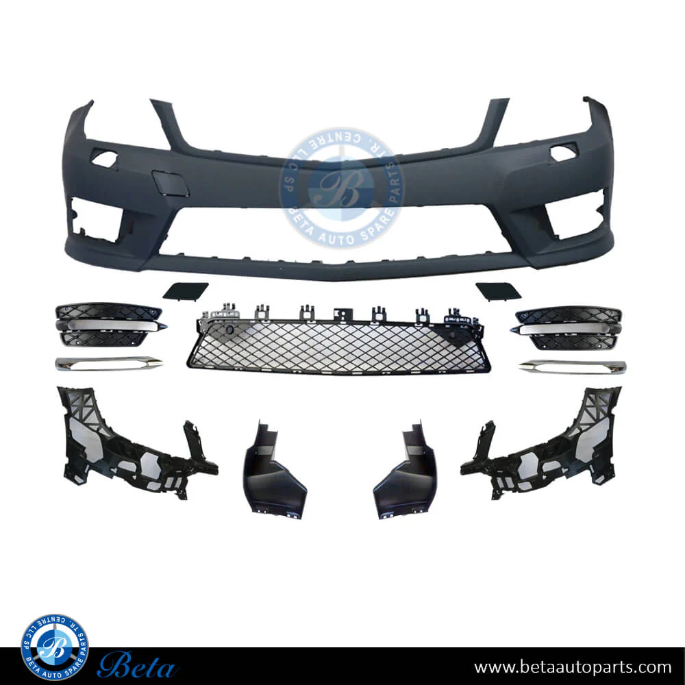 Mercedes C-Class W204 (2011-2014), Front Bumper AMG Normal without PDC with Washer, Taiwan, 2048808247