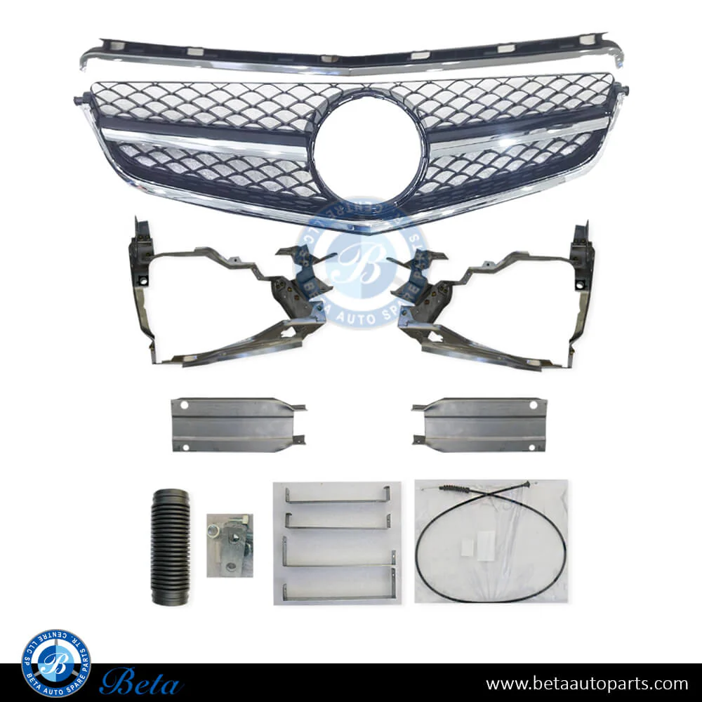 Mercedes C-Class W204 (2011-2014), Headlamp Frames AMG C63, Taiwan, 2046202191 / 2046202291