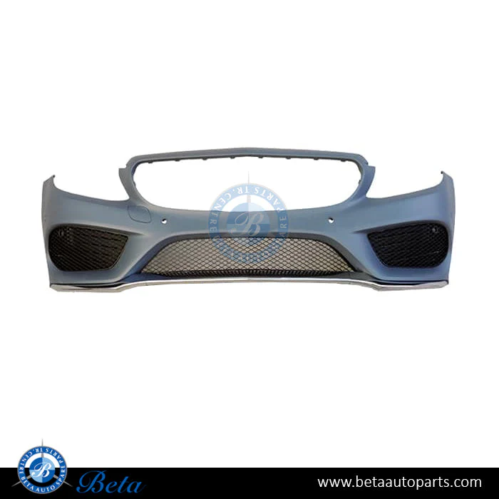 Mercedes C-Class W205 (2015-2018), Front Bumper Normal AMG with PDC / Park Assist without Camera Hole, Taiwan, 2058801840